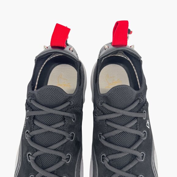 Christian Louboutin Arpoador Black Suede Sock Sneakers Size 39.5 US 9.5 Women's - Picture 5 of 15